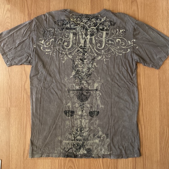 ❤️ Monarchy Los Angeles Distressed Tee Graphic Size XL - Picture 2 of 8